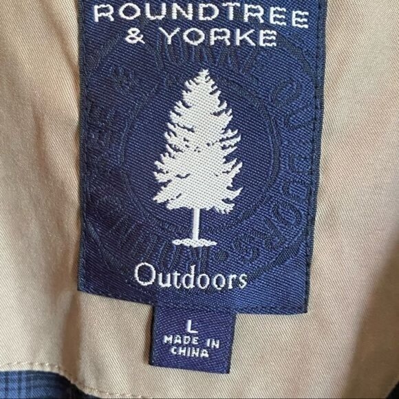 Roundtree And Yorke Tan Outdoors Jacket Large - Picture 5 of 10